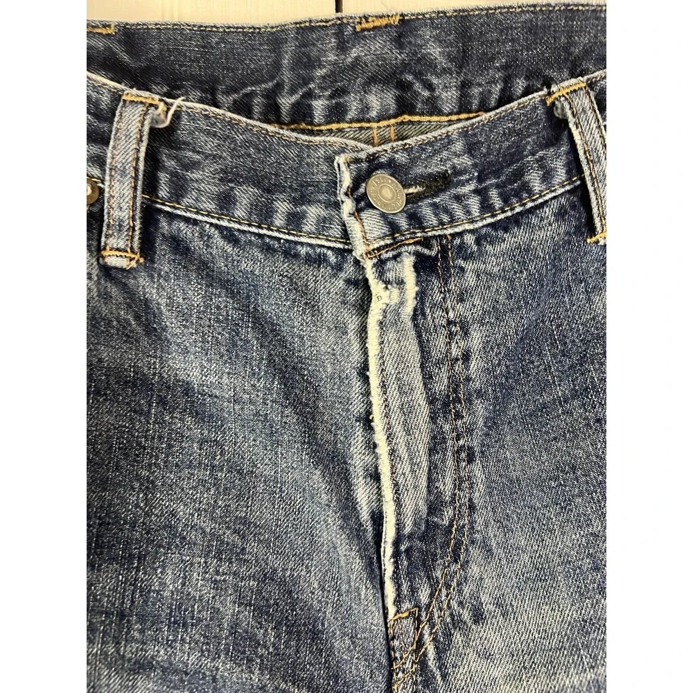 Polo Ralph‎ Lauren PRL Classic Denim Jeans 38 x 30 Distressed RL Logo Denim F12